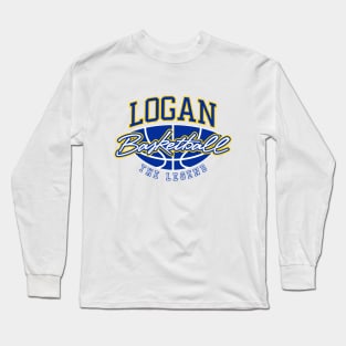 Logan Basketball The Legend Custom Player Your Name Long Sleeve T-Shirt